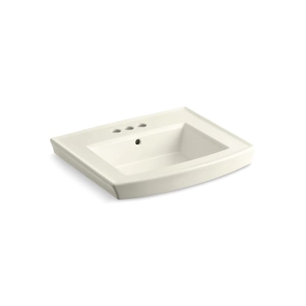 Kohler Archer Pedestal Bathroom Sink With 4" Centerset Faucet Holes 2358-4-96 - main